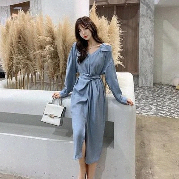 Design sense off-shoulder sexy shirt dress 2020 new temperament irregular and careful pure color shirt skirt women #5R1E, Black;gray
Design sense off-shoulder sexy shirt dress 2020 new temperament irregular and careful pure color shirt skirt women #5R1E, Black;gray