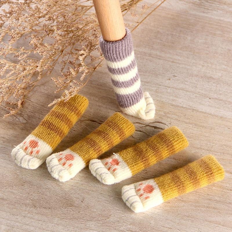 4Pcs /Set Cute Cat Table Chair Foot Leg Knit Cover Protector Socks Sleeve Protector Good Scalability Non-Slip Wear1
4Pcs /Set Cute Cat Table Chair Foot Leg Knit Cover Protector Socks Sleeve Protector Good Scalability Non-Slip Wear1
