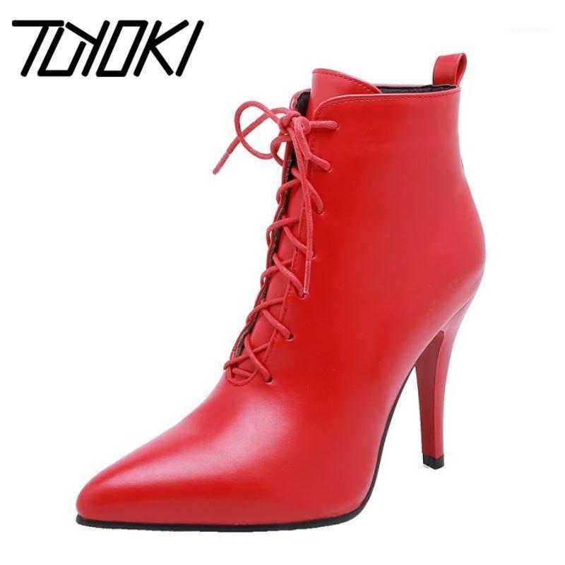 Tuyoki Size 30-43 Women Ankle Boots Sexy Cross Strap Thin High Heel Winter Shoes Woman Pointed Toe Short Boot Lady Footwear1, Black
Tuyoki Size 30-43 Women Ankle Boots Sexy Cross Strap Thin High Heel Winter Shoes Woman Pointed Toe Short Boot Lady Footwear1, Black