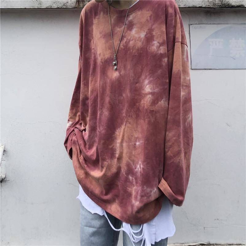 Tie Dyeing Hip Hop T-shirt Men Women Autumn Round Neck Men's Tshirts Casual Oversized Tee Shirts Cool Korean Style Tops Tee Male
Tie Dyeing Hip Hop T-shirt Men Women Autumn Round Neck Men's Tshirts Casual Oversized Tee Shirts Cool Korean Style Tops Tee Male