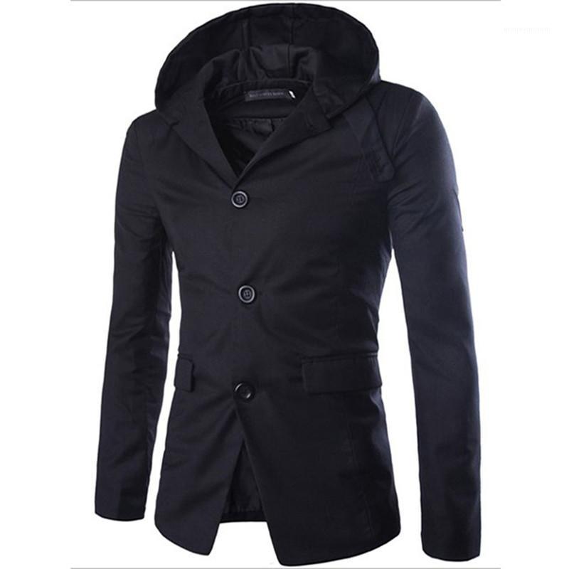 Autumn Men' Leisure Long Hoodie Trench Men , Pure color slim design men' single breasted jacket coat male Khaki, black -XXL1
Autumn Men' Leisure Long Hoodie Trench Men , Pure color slim design men' single breasted jacket coat male Khaki, black -XXL1