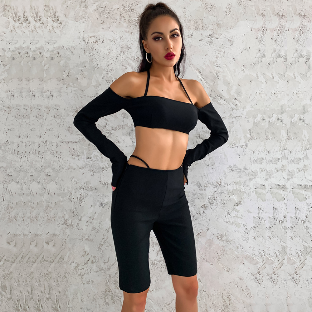 2021 The New Octastrade Summer New Arrival Long Black Bandage Sleeve Pieces Female Fashion Two Piece Sexy Dress Set Party V09b, Beige
2021 The New Octastrade Summer New Arrival Long Black Bandage Sleeve Pieces Female Fashion Two Piece Sexy Dress Set Party V09b, Beige
