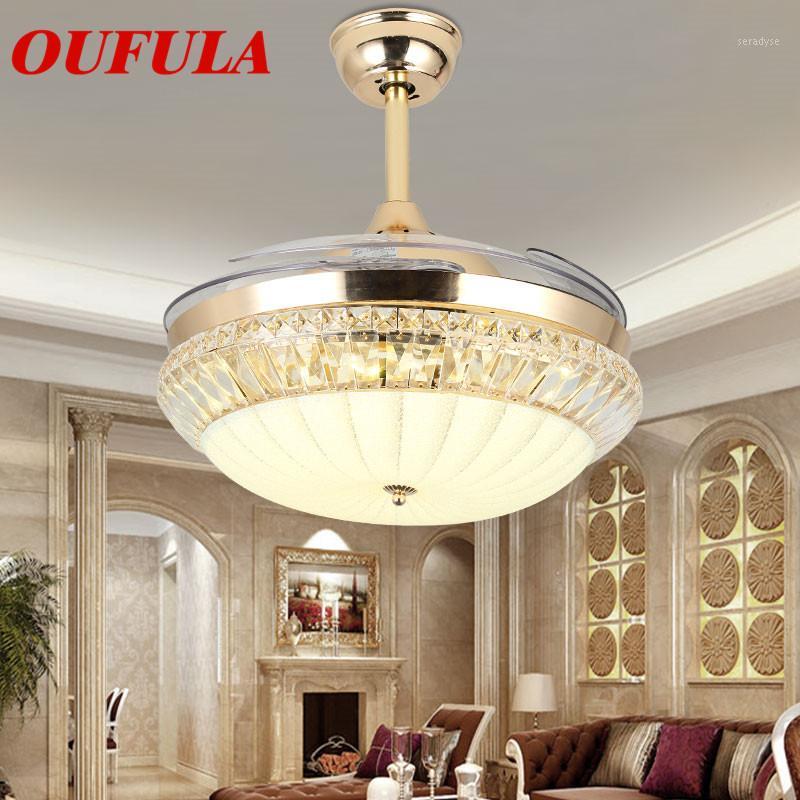 OUFULA Modern Ceiling Fan Lights With Remote Control Invisible Fan Blade Crystal Decorative For Home Dining Room1
OUFULA Modern Ceiling Fan Lights With Remote Control Invisible Fan Blade Crystal Decorative For Home Dining Room1