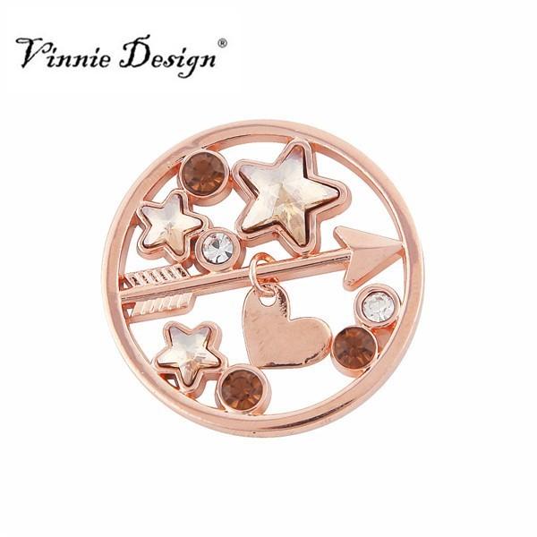 Vinnie Design Jewelry Rose Gold Siempre Coin Pendant Necklace with 80cm Alegre Chain
Vinnie Design Jewelry Rose Gold Siempre Coin Pendant Necklace with 80cm Alegre Chain