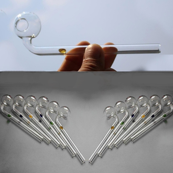 6.3 inch Length Clear Pyrex Glass Oil Burner Bong Water Pipe Handcraft borosilicate Thick Transparent Glass Hand Pipes Random Colored Balancer Smoking Accessories
6.3 inch Length Clear Pyrex Glass Oil Burner Bong Water Pipe Handcraft borosilicate Thick Transparent Glass Hand Pipes Random Colored Balancer Smoking Accessories