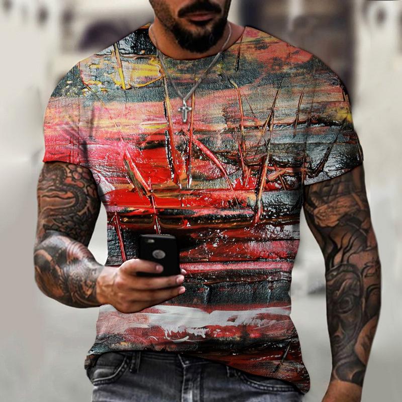Men's T-Shirts Summer Unisex 3D Printing O-neck T-shirt Fashion Street Outdoor Sports Fitness Style, White;black
Men's T-Shirts Summer Unisex 3D Printing O-neck T-shirt Fashion Street Outdoor Sports Fitness Style, White;black