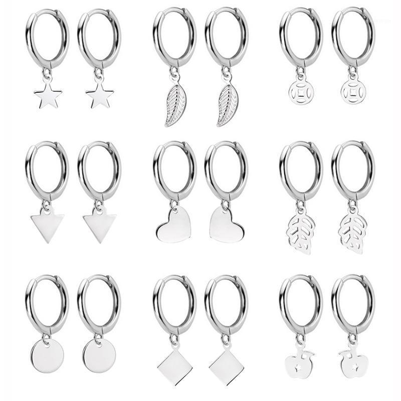 ElfoPlataSi 925 Sterling Silver Hanging Earrings For Women Heart Round Lock Star Triangle Charm Wedding Party Hoop Earring Gift1
ElfoPlataSi 925 Sterling Silver Hanging Earrings For Women Heart Round Lock Star Triangle Charm Wedding Party Hoop Earring Gift1