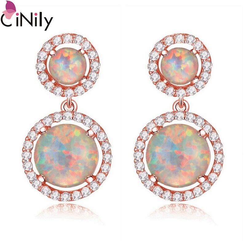 CiNily White Fire Opal Zircon Rose Gold For Women Jewelry Stud Earrings OH4712
CiNily White Fire Opal Zircon Rose Gold For Women Jewelry Stud Earrings OH4712