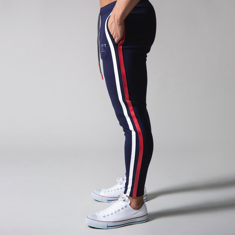 Streetwear casual clothing jogger bodybuilding trousers fashion printed cotton gym fitness men's Sweatpants 201110