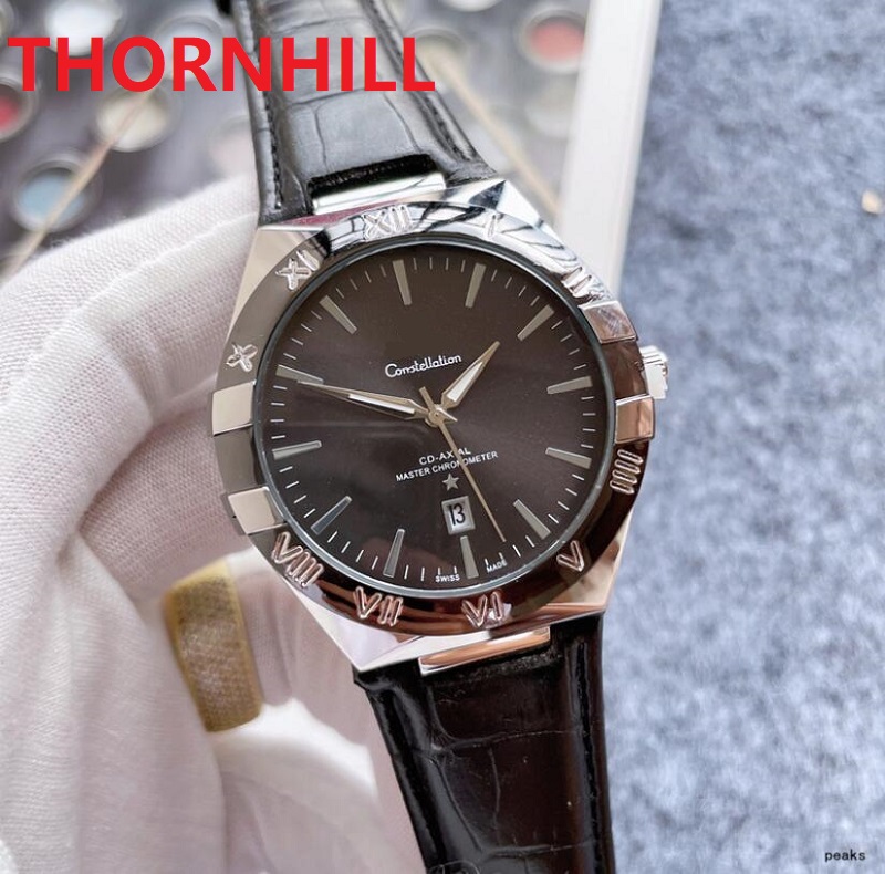 High quality mens quartz movement pilot watch 42mm all dial work wristwatch leather strap stainless steel case waterproof sports classic clo, Slivery;brown
High quality mens quartz movement pilot watch 42mm all dial work wristwatch leather strap stainless steel case waterproof sports classic clo, Slivery;brown