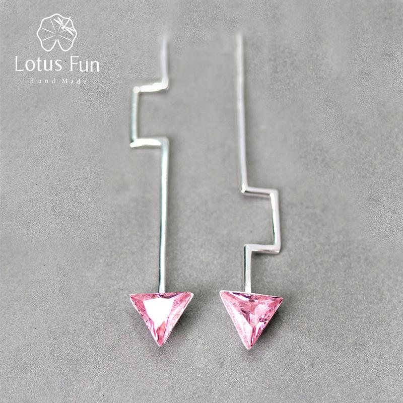 Lotus Fun Real 925 Sterling Silver Natural Zirconia Handmade Fine Jewelry Modern Minimalism Design Asymmetric Dangle Earrings
Lotus Fun Real 925 Sterling Silver Natural Zirconia Handmade Fine Jewelry Modern Minimalism Design Asymmetric Dangle Earrings