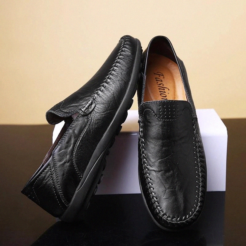Men Casual Shoes Luxury Brand 2020 Leather Mens Loafers Moccasins Breathable Slip on Black Driving Shoes Plus Size 37-46 #726r
Men Casual Shoes Luxury Brand 2020 Leather Mens Loafers Moccasins Breathable Slip on Black Driving Shoes Plus Size 37-46 #726r