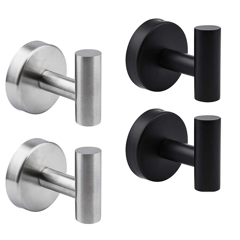 4 Pack Bathroom Towel Hooks Round Wall Mount Hooks for Cabinet Closet Door Coat Hook for Bath Bedroom Kitchen
4 Pack Bathroom Towel Hooks Round Wall Mount Hooks for Cabinet Closet Door Coat Hook for Bath Bedroom Kitchen