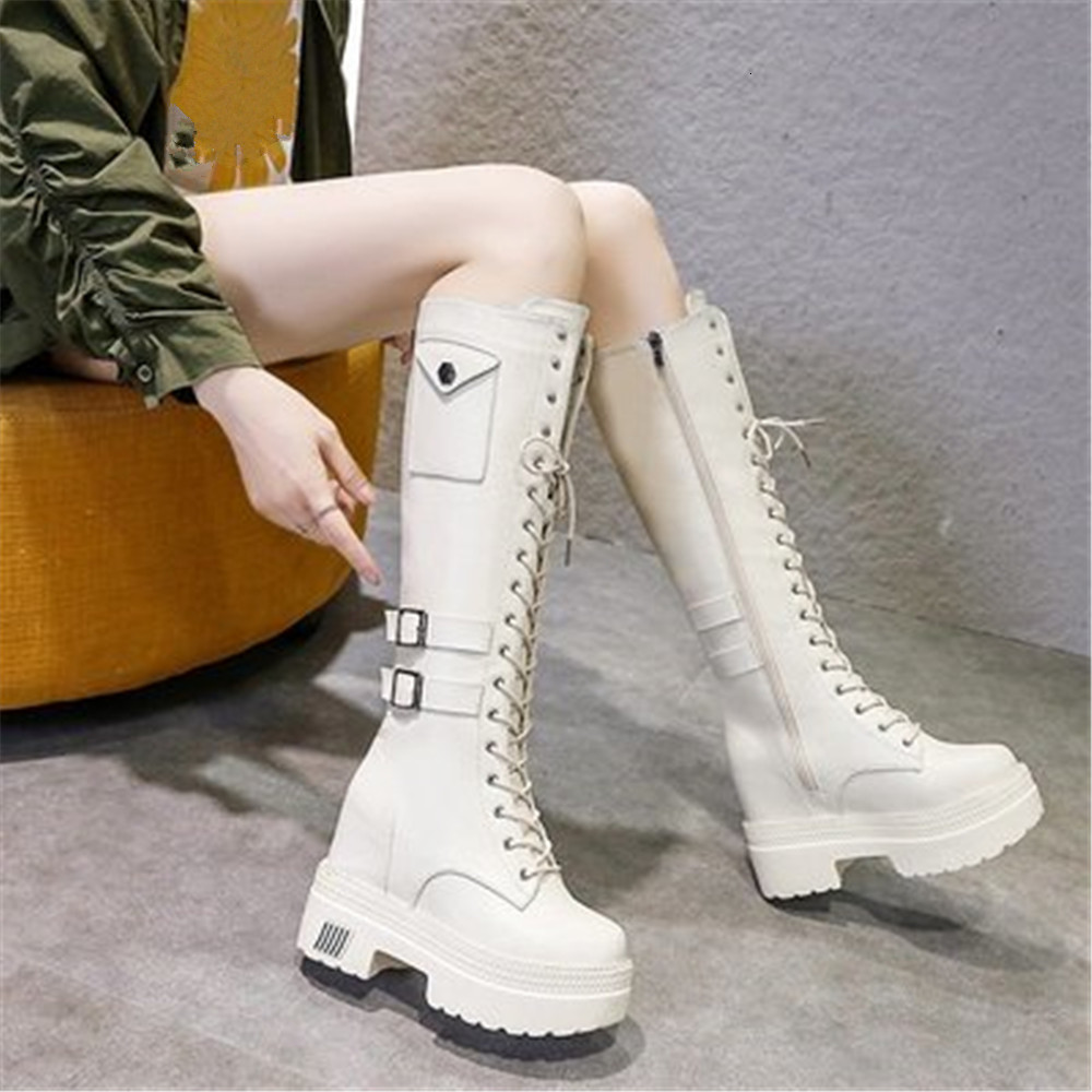 New Female 2021 Fall Knee High Heels 10 in Rentals Up to Fashion Women's Leather Boots F4BS, Beige 
New Female 2021 Fall Knee High Heels 10 in Rentals Up to Fashion Women's Leather Boots F4BS, Beige