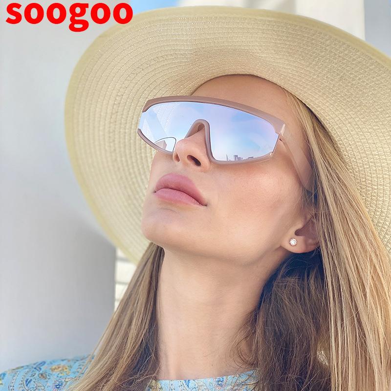 Sunglasses 2021 Women Oversize Brand Design Beach Outdoor Driving Fashion Sun Glasses For Shades One Piece Lens Sport
Sunglasses 2021 Women Oversize Brand Design Beach Outdoor Driving Fashion Sun Glasses For Shades One Piece Lens Sport