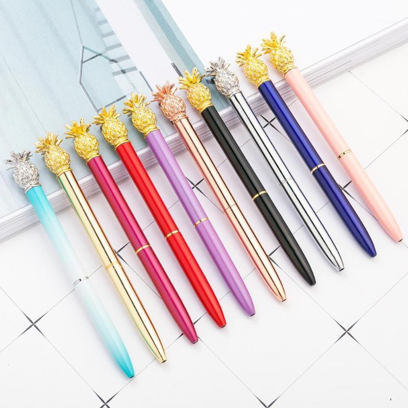 Ballpoint Pen Metal Pineapple Cristal Pencil 1 mm Black Ink Colored Rotating Slim Ball Point Pen with Case Box Bag Stationery1, Pink
Ballpoint Pen Metal Pineapple Cristal Pencil 1 mm Black Ink Colored Rotating Slim Ball Point Pen with Case Box Bag Stationery1, Pink