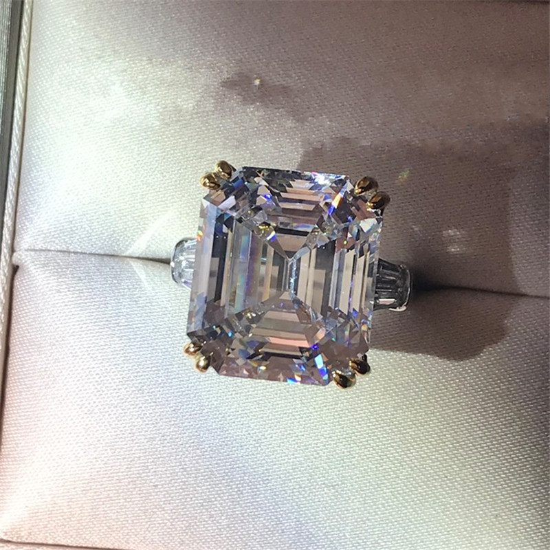 Vecalon Engagement Promise Ring 925 sterling silver Asscher cut 6ct 5A Cz Luxury Wedding band rings for women Bridal Jewelry
Vecalon Engagement Promise Ring 925 sterling silver Asscher cut 6ct 5A Cz Luxury Wedding band rings for women Bridal Jewelry