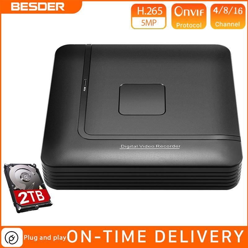 BESDER Max 5MP H.265 Output CCTV NVR 16CH 5MP / 8CH 4MP / 4CH Security Video Recorder CCTV NVR Motion Detect ONVIF P2P XMEye1
BESDER Max 5MP H.265 Output CCTV NVR 16CH 5MP / 8CH 4MP / 4CH Security Video Recorder CCTV NVR Motion Detect ONVIF P2P XMEye1