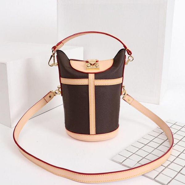 2022 Women's fashion DUFFLE Leather Box Bags totes S-lock Clasp Canvas Bucket Calf Single Shoulder Handbag M43587, Flower
2022 Women's fashion DUFFLE Leather Box Bags totes S-lock Clasp Canvas Bucket Calf Single Shoulder Handbag M43587, Flower