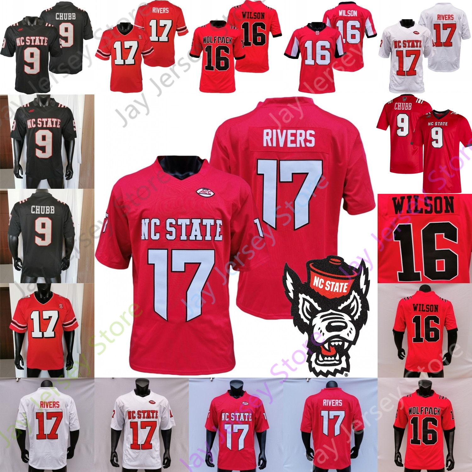 NC State North Carolina Wolfpack NCAA College Football Jersey Philip Rivers RUSSEL WILSON Devin Leary Pitts Jr. Sumo-Karngbaye Houston Thayer Thomas Chubb Carter, Red ii
NC State North Carolina Wolfpack NCAA College Football Jersey Philip Rivers RUSSEL WILSON Devin Leary Pitts Jr. Sumo-Karngbaye Houston Thayer Thomas Chubb Carter, Red ii