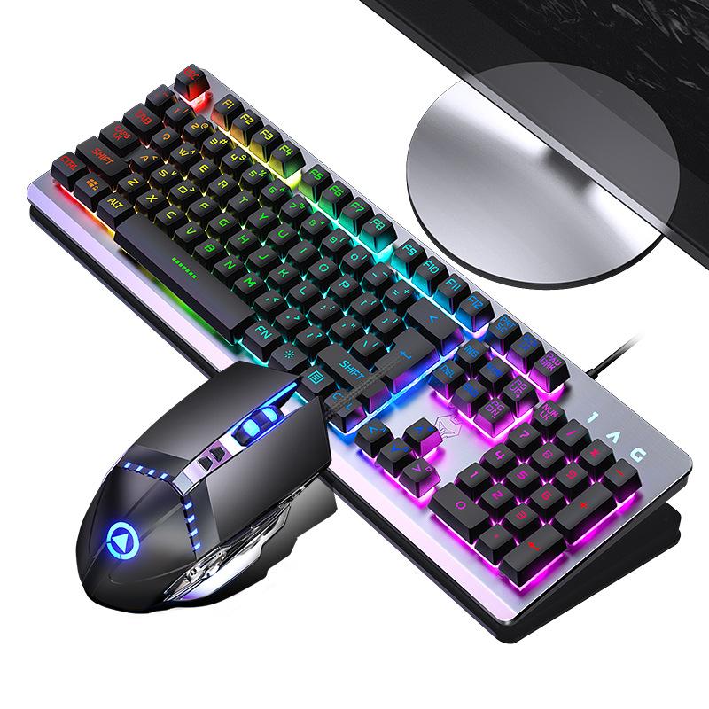 Mechanical feel game keyboard game mouse set keyboard mouse headset three-piece set 104 keys
Mechanical feel game keyboard game mouse set keyboard mouse headset three-piece set 104 keys