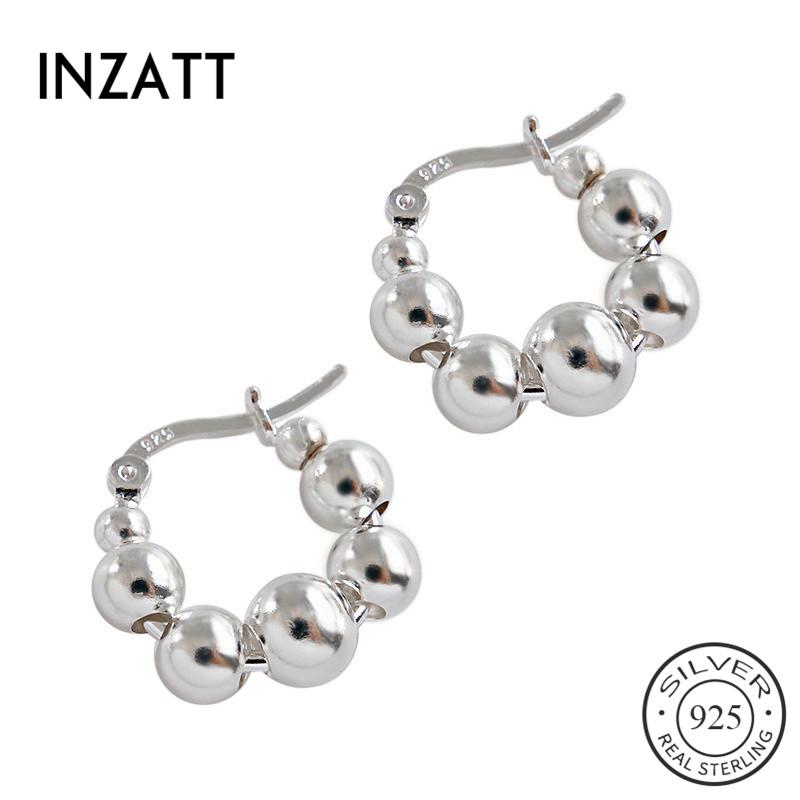 INZAReal 925 Sterling Silver Bead Stacked Stud Earrings For Fashion Women Party Fine Jewelry Hiphop Minimalist Accessories
INZAReal 925 Sterling Silver Bead Stacked Stud Earrings For Fashion Women Party Fine Jewelry Hiphop Minimalist Accessories