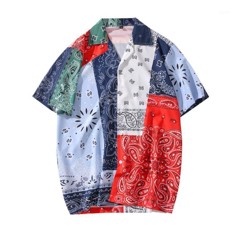 Feitong Patchwork Shirt Men Summer Beach Shirts Casual Turn-down Collar Short Sleeve Tops Loose Streetwear Blouse Hawaiian Shirt1, Red
Feitong Patchwork Shirt Men Summer Beach Shirts Casual Turn-down Collar Short Sleeve Tops Loose Streetwear Blouse Hawaiian Shirt1, Red