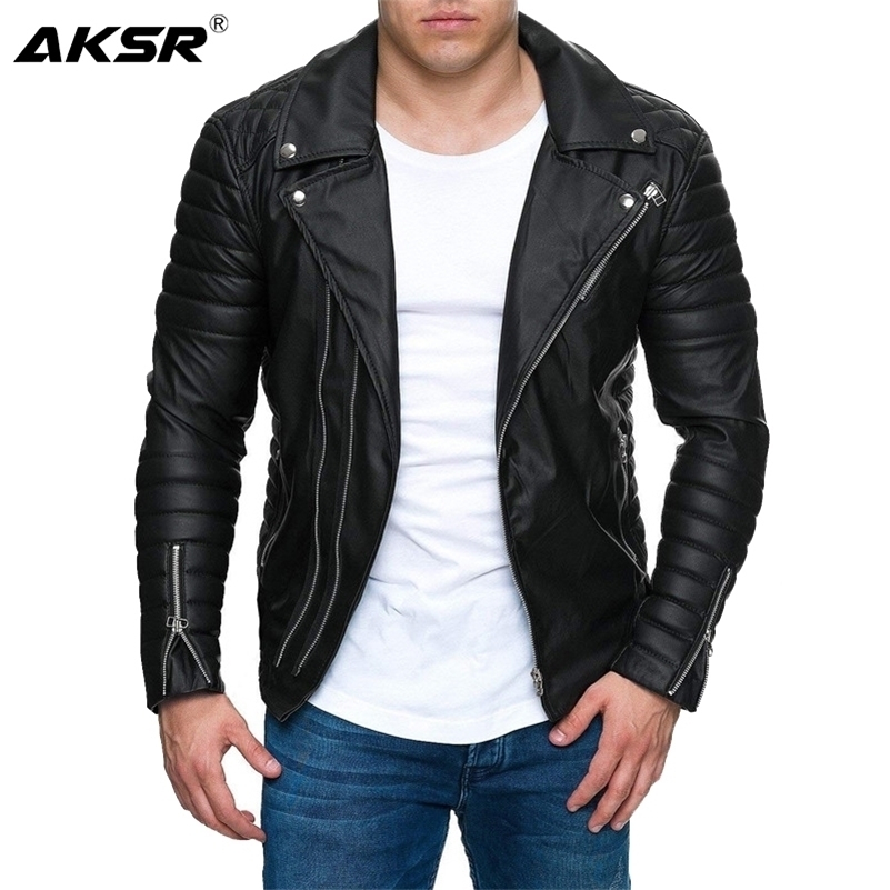 AKSR Jacket Men New Men's Fashion Casual Long Sleeved Motorcycle Fur Leather Jacket Slim Fit Mens Winter Coats PU Faux Leather 201114, Black;brown
AKSR Jacket Men New Men's Fashion Casual Long Sleeved Motorcycle Fur Leather Jacket Slim Fit Mens Winter Coats PU Faux Leather 201114, Black;brown