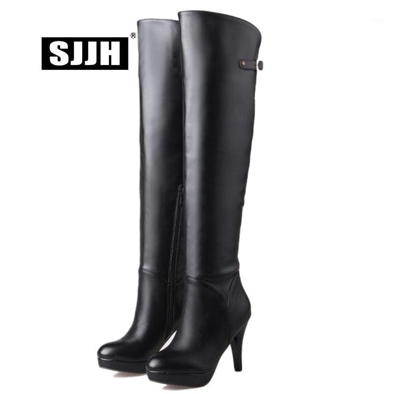 SJJH Women Stiletto Long Boots with Round Toe Zip Short Plush Over-the-Knee Boots Fashion Elegant Party Shoes Large Size Q4741, White
SJJH Women Stiletto Long Boots with Round Toe Zip Short Plush Over-the-Knee Boots Fashion Elegant Party Shoes Large Size Q4741, White