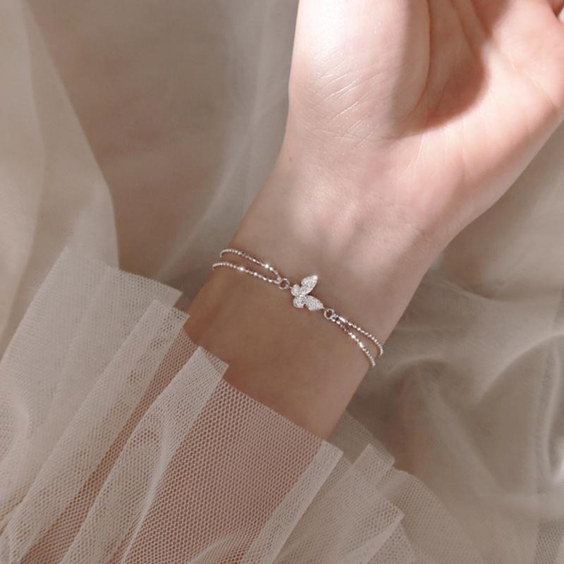 Double-Layer Lucky Round Chain Silver Color Bracelet For Women Girls Simple Trendy Fashion Jewelry Gift SL2460
Double-Layer Lucky Round Chain Silver Color Bracelet For Women Girls Simple Trendy Fashion Jewelry Gift SL2460