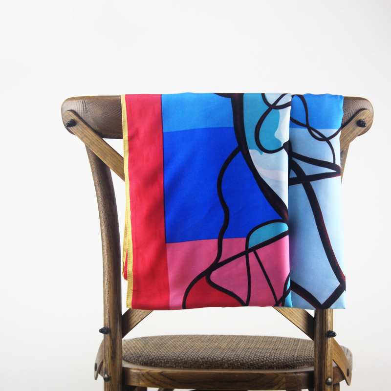 Head Scarves 130 Silk Scarf Top Twill Square Scarfs Neck Foulard Femme Handmade Big Headwrap Versatile Accessory