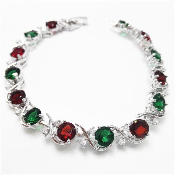 Pendientes silver plated Bracelets & bangles deep Multicolor Cubic Zirconia pulseras stone fashion jewelry
Pendientes silver plated Bracelets & bangles deep Multicolor Cubic Zirconia pulseras stone fashion jewelry