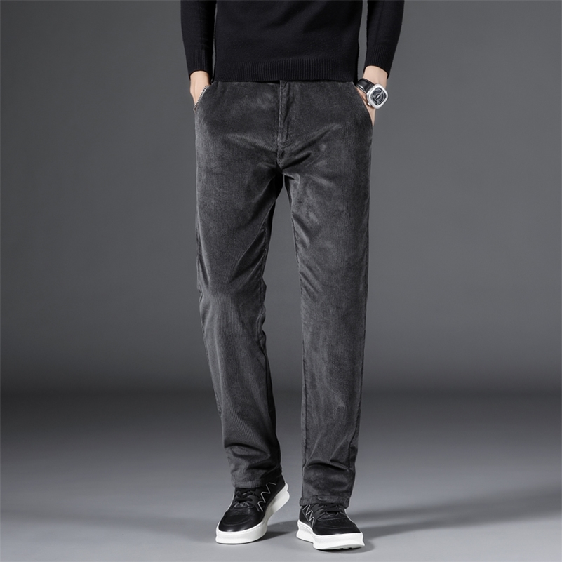 SHAN BAO corduroy comfortable cotton men's straight casual pants autumn winter brand clothing classic embroidery trousers 201113, Brown
SHAN BAO corduroy comfortable cotton men's straight casual pants autumn winter brand clothing classic embroidery trousers 201113, Brown