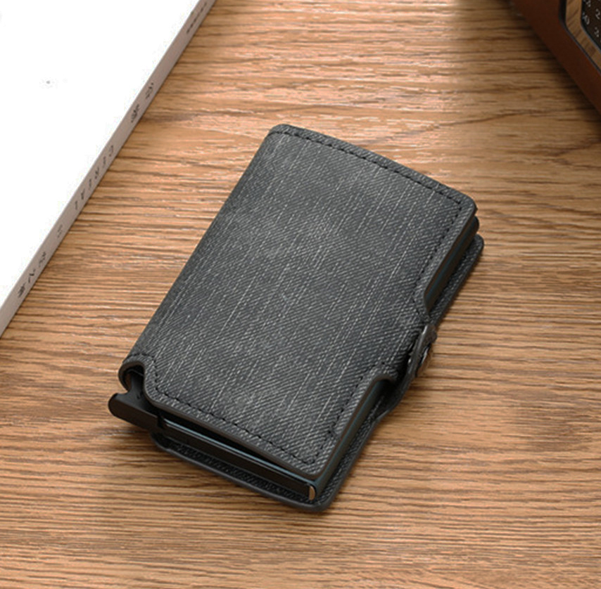 Casekey Anti-Theft RFID Blocking Aluminum Wallet Minimalist Denim Leather Coin Card Case Q1220, Red;black
Casekey Anti-Theft RFID Blocking Aluminum Wallet Minimalist Denim Leather Coin Card Case Q1220, Red;black