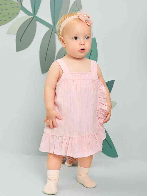 Baby Ruffle Trim Cami Dress SHE