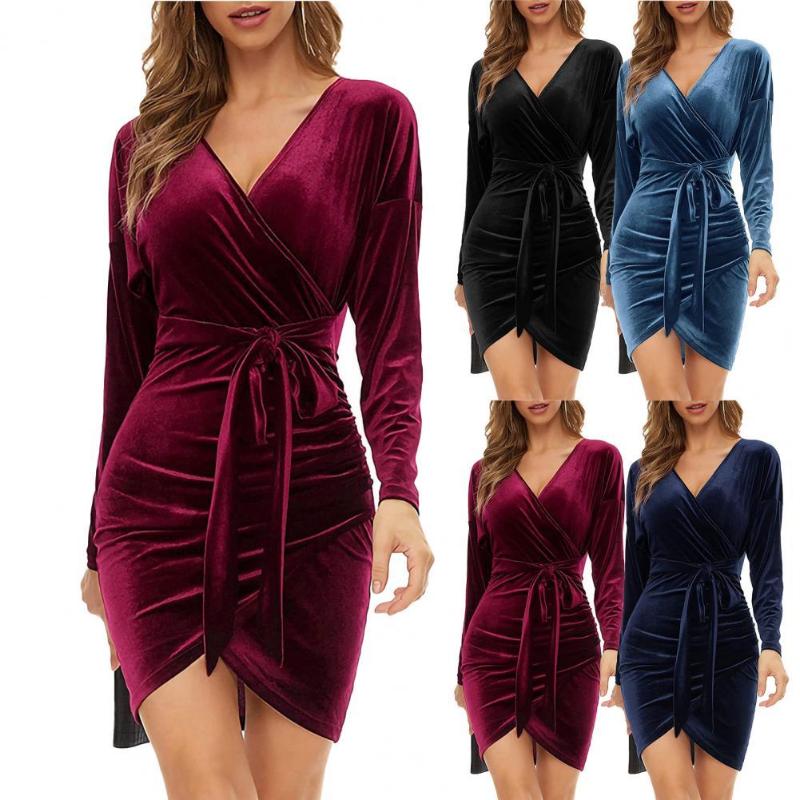 Casual Dresses Women Elegant Dress Cotton Blend Long Sleeve V Neck Mini Draped Velvet For Party Office Women's Clothing Streetwear, Black;gray
Casual Dresses Women Elegant Dress Cotton Blend Long Sleeve V Neck Mini Draped Velvet For Party Office Women's Clothing Streetwear, Black;gray