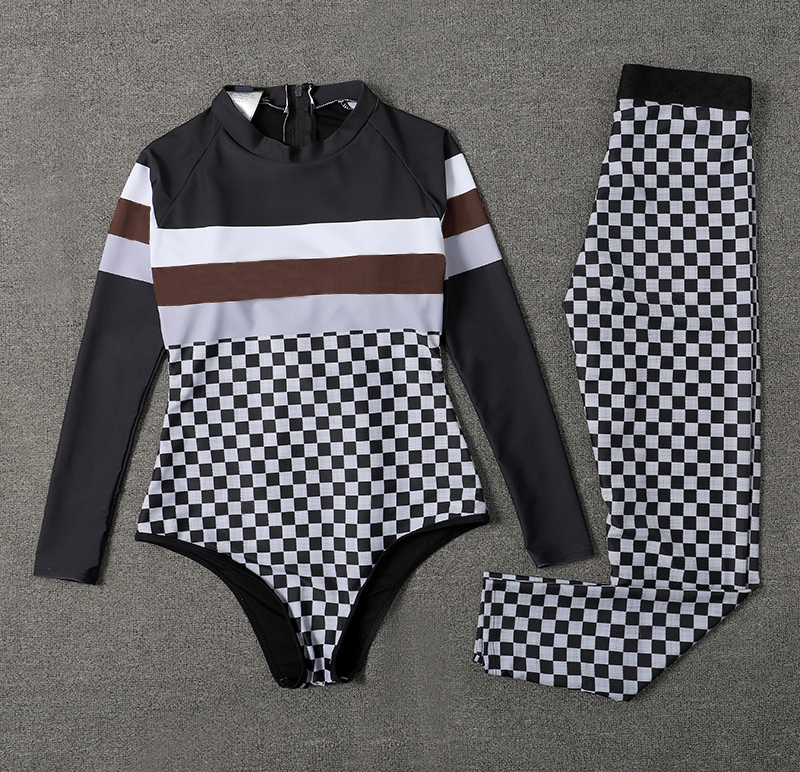 Plaid Print Suits Long Sleeve Women' Two-piece Tracksuits Outdoor Yoga Running Cycling Swimming Sports Must Clothes Suits, As pic
Plaid Print Suits Long Sleeve Women' Two-piece Tracksuits Outdoor Yoga Running Cycling Swimming Sports Must Clothes Suits, As pic