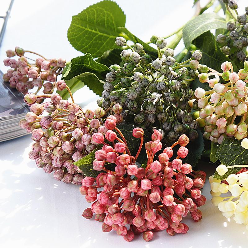 Hydrangea Fruit berries with leaves plastic Artificial Flowers home garden decor fleur artificielle 2Heads/branch fake plant, Pink
Hydrangea Fruit berries with leaves plastic Artificial Flowers home garden decor fleur artificielle 2Heads/branch fake plant, Pink
