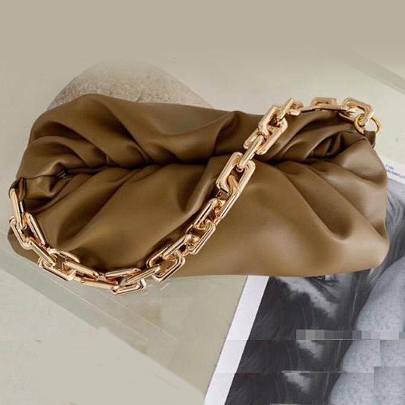 New Arrival Famous Designer Brand Soft Genuine Leather Ladies Pouch Bag With Big Metal Chain Messenger Hand Bag for Women handbagstore888
New Arrival Famous Designer Brand Soft Genuine Leather Ladies Pouch Bag With Big Metal Chain Messenger Hand Bag for Women handbagstore888