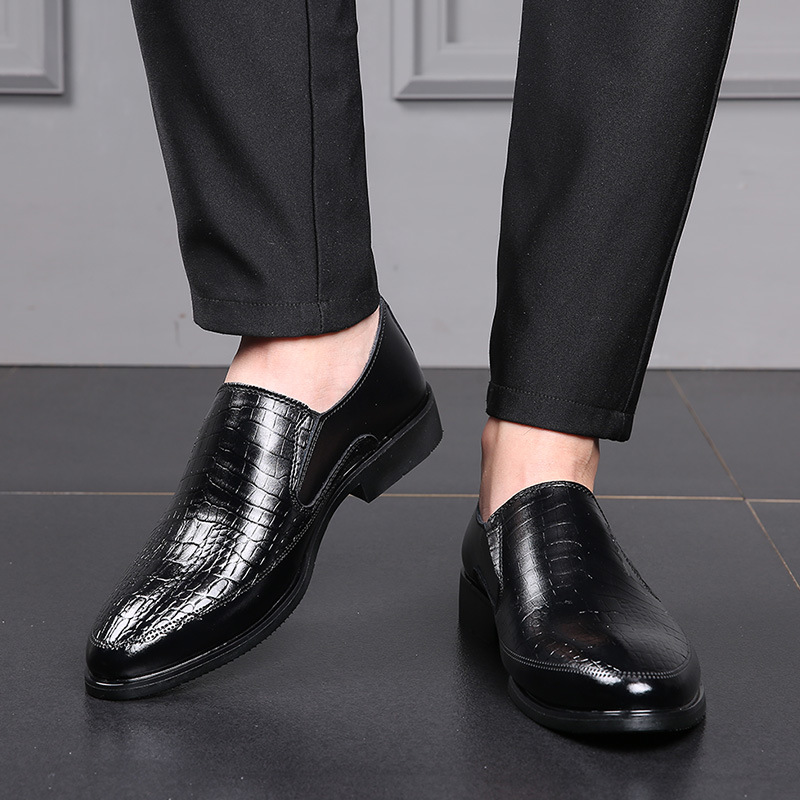 Brand Men Wedding Oxford Leather Shoes Formal Crocodile Business Men's Shoes Men Loafers Flats 2020 erf, Black 2
Brand Men Wedding Oxford Leather Shoes Formal Crocodile Business Men's Shoes Men Loafers Flats 2020 erf, Black 2