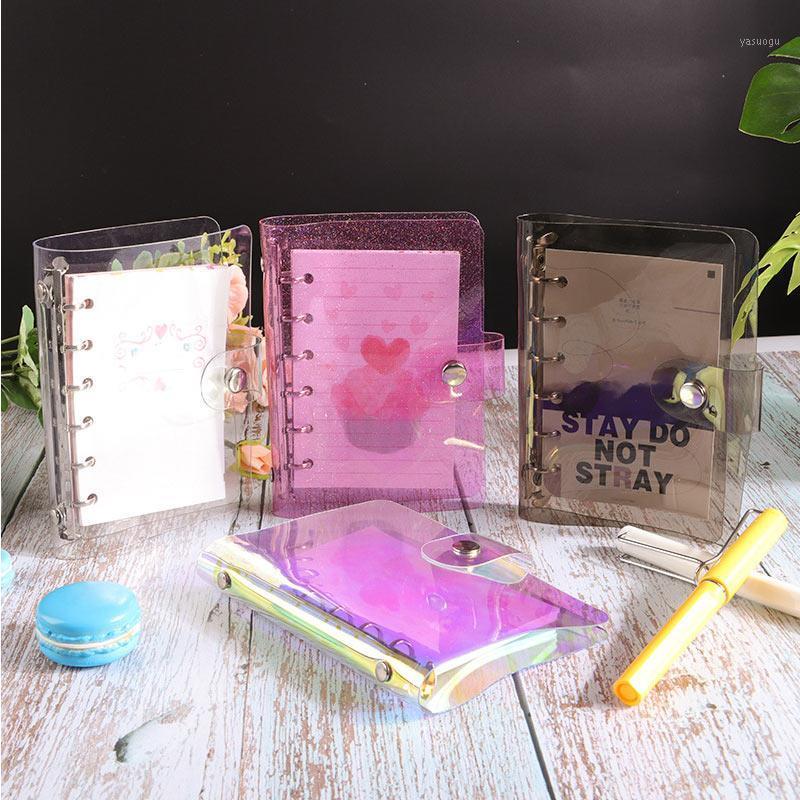 Yiwi A5 A6 A7 Pink Black PVC Creative Laser Binder Loose Notebook Diary Loose Leaf Note Book Planner Office Supplies1
Yiwi A5 A6 A7 Pink Black PVC Creative Laser Binder Loose Notebook Diary Loose Leaf Note Book Planner Office Supplies1