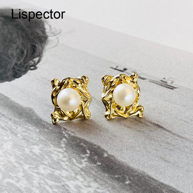 Lispector 925 Sterling Silver Irregular Square Baroque Pearl Earrings for Women Minimalist Light Luxury Earrings Female Jewelry
Lispector 925 Sterling Silver Irregular Square Baroque Pearl Earrings for Women Minimalist Light Luxury Earrings Female Jewelry