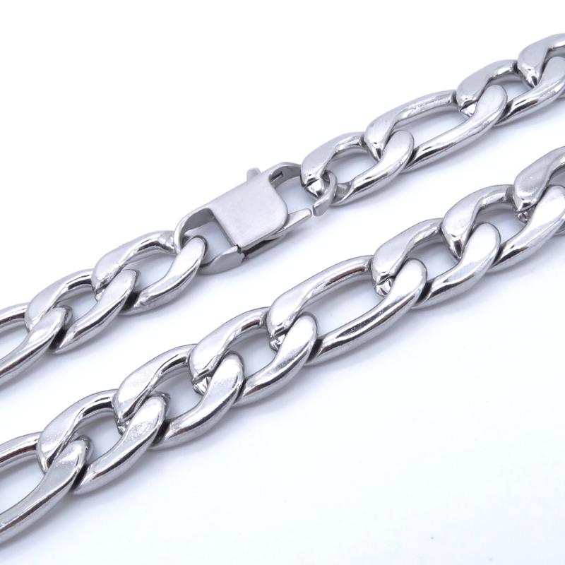 100% Solid Stainless Steel Necklace 15MM Width 20''-36'' Inches Heavy Men Fashion Jewelry T and CO Figaro Chain Masculine Choker
100% Solid Stainless Steel Necklace 15MM Width 20''-36'' Inches Heavy Men Fashion Jewelry T and CO Figaro Chain Masculine Choker