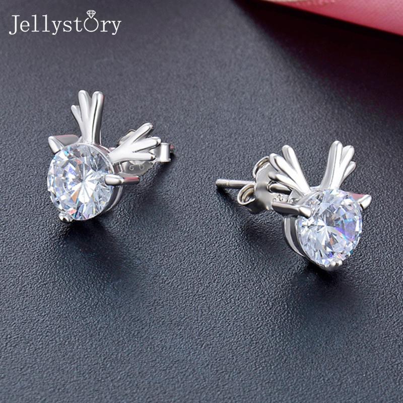 Stud Jellystory Women Fashion Earrings Silver 925 Jewelry Earrigns Unique Anlters Design Wedding Party Gifts Wholesale
Stud Jellystory Women Fashion Earrings Silver 925 Jewelry Earrigns Unique Anlters Design Wedding Party Gifts Wholesale