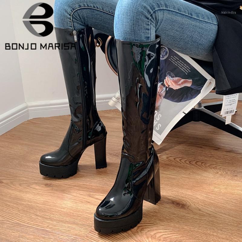 BONJOMARISA Female Stylish Round Toe Platform Block Heel Mid Calf Boots Party Dress Chunk Heel Boots Women Autumn Shoes Woman1, Black
BONJOMARISA Female Stylish Round Toe Platform Block Heel Mid Calf Boots Party Dress Chunk Heel Boots Women Autumn Shoes Woman1, Black