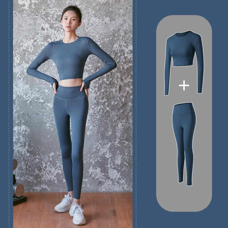 Women Sport Suit 2 Piece Sports Long Sleeve Slim Shirts Yoga Leggings Gym Yoga Set Clothes Fitness Tracksuit Workout Set, W x zihei2pcs
Women Sport Suit 2 Piece Sports Long Sleeve Slim Shirts Yoga Leggings Gym Yoga Set Clothes Fitness Tracksuit Workout Set, W x zihei2pcs