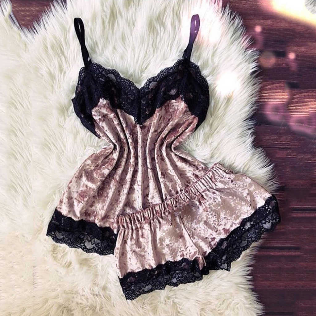 Lace Babydoll Lingerie: Sexy Satin Sleepwear Nightclub Outfit