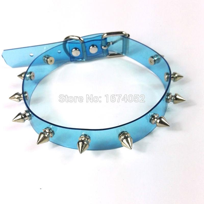 Chains Fashion Women Girl 100% Handcrafted Clear PVC Choker Studded Spikes Collar Spiked Buckle Transparent Necklace
Chains Fashion Women Girl 100% Handcrafted Clear PVC Choker Studded Spikes Collar Spiked Buckle Transparent Necklace