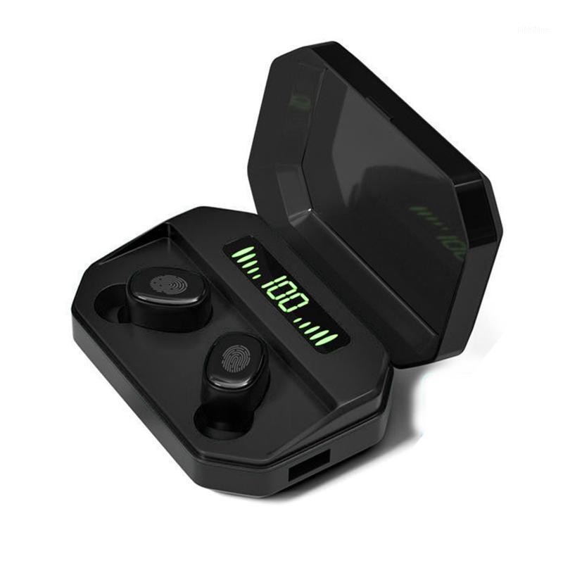 docooler BT5.0 TWS Headphones True Wireless Earphones IPX7 Waterproof Sports Headset Noise Reduction with Mic Battery Display1, Red
docooler BT5.0 TWS Headphones True Wireless Earphones IPX7 Waterproof Sports Headset Noise Reduction with Mic Battery Display1, Red