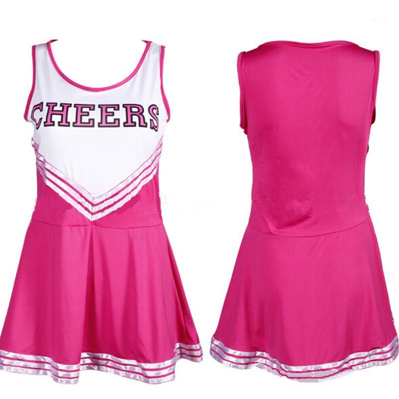 Women's Cheerleader Dress Sports Uniform Cheer Leader Costume Fancy Dress With Pom Poms School Girls Musical Party Gym Clothes1
Women's Cheerleader Dress Sports Uniform Cheer Leader Costume Fancy Dress With Pom Poms School Girls Musical Party Gym Clothes1